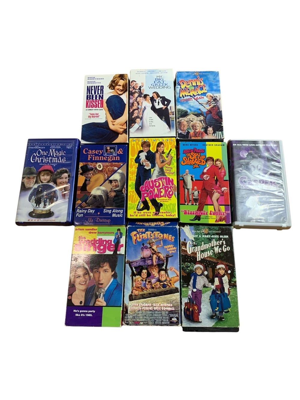 Lot of 11 Vintage VHS Movies: Classic Comedy, Family & Holiday Films